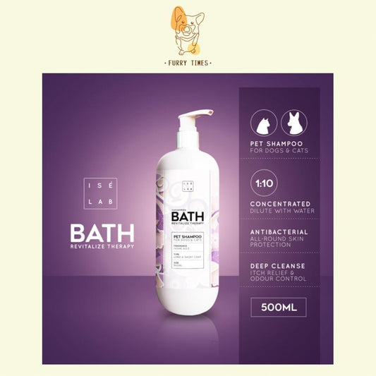 Pet Shampoo by ISE Spa Laboratories Bath Revitalize Therapy Antibacterial For Dogs & Cats